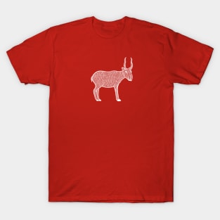 Saiga Antelope - detailed animal design T-Shirt